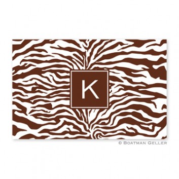 Disposable Placemat – Zebra 1 Disposable Placemat - Zebra