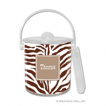 Ice Bucket – Zebra 1 Ice Bucket - Zebra