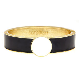 Monogrammed Two Tone Belle Bracelet